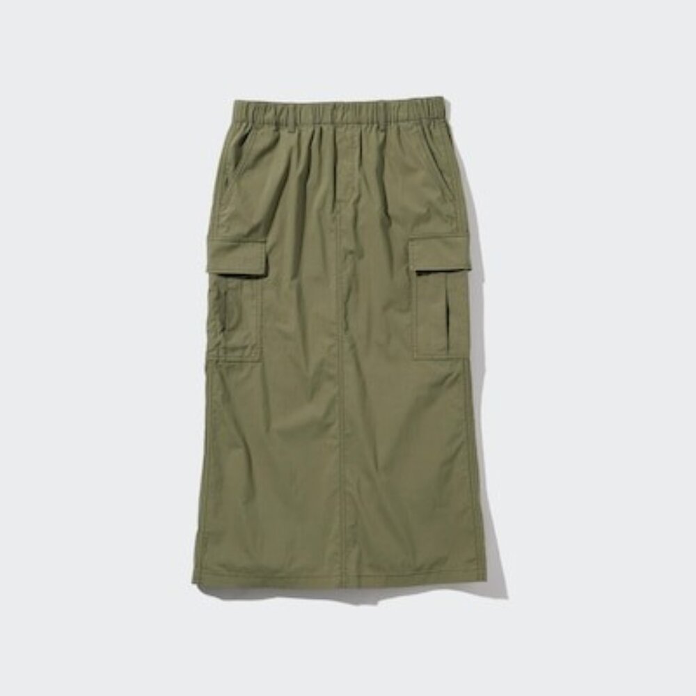 Uniqlo Easy Cargo Skirt OLIVE S